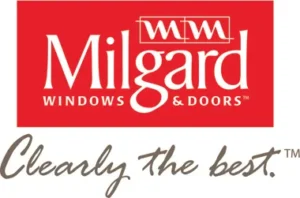 A milgard logo with the words " milgardw & d " and " milgards ".